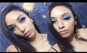 Blue and Purple Ethereal Makeup Tutorial