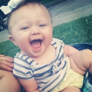 I made a new profile! anyways miss Mallory Sophia is almost 6 months. I work at Kohls now! how have you ladies been?