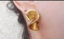 DIY Ruffles Earrings