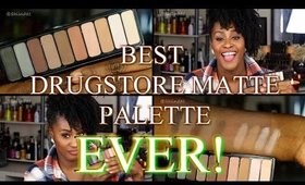 Best Drugstore MATTE Palette EVER!!! | Shlinda1