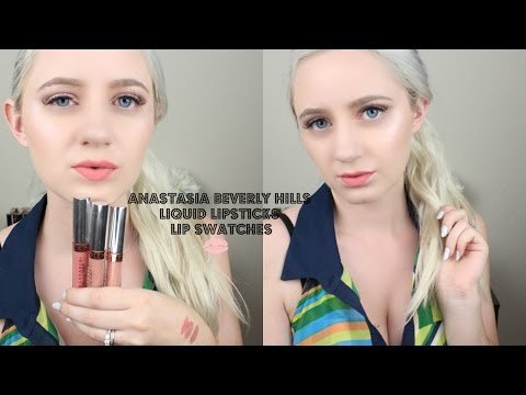 I did a quick lip swatch video for you guys of my new Anastasia... 