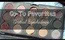 Go-To Favorites | Neutral Shadows!