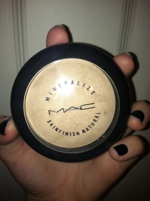 We all know MAC is expensive . And we all know some of their products aren't worth the hype . But this one is the total package . It's everything in a powder i want : non-cakey , extra coverage , and doesn't clog pores ! If you ever feel like splurging on a product , this would be on the top of my list ! 