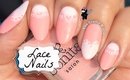 Bridal Lace Nails by The Crafty Ninja