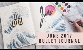 PLAN WITH ME | June 2017 Bullet Journal | ANN LE