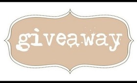 My 1st GIVEAWAY!