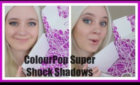 ColourPop Super Shock Shadows Review & Swatches