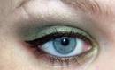 Simple Khaki Green Make up.