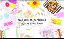 Plan with me: Gift Wrap Stickers & More | Ban.Do Agenda September
