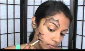 Makeup Look - Spider Webs - Halloween 2012 - divsstephrose