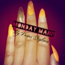 Orange & Gold| Monday Mani