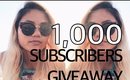 1,000 SUBSCRIBERS GIVEAWAY (OPEN)