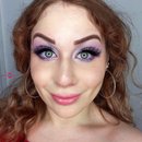 Eye Widening Cool Toned Lilac Pastel Glittery Cut Crease
