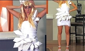 Style Sketchbook: DIY Lady Gaga Origami Dress