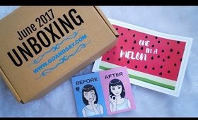 GOANDSAY BOX JUNE 2017 REVIEW | One in a Melon Edition | Stacey Castanha