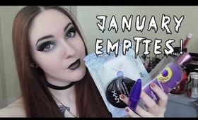 January 2014 Empties!! Suave, Bath and Body Works, Maybelline, NYX, and more!
