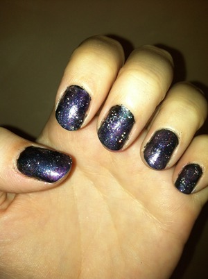 My very of Missjenfabulous' galaxy nails. 