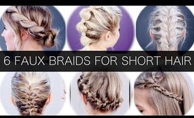 6 Different Faux Braids For Short Hair | Milabu