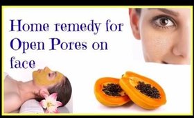Beauty Tip Home remedy for Open Pores on face