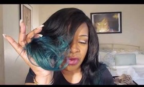 ♥♥BestLaceWigs Virgin Brazilian Bundle Deals on Sale..colored Blue!♥♥