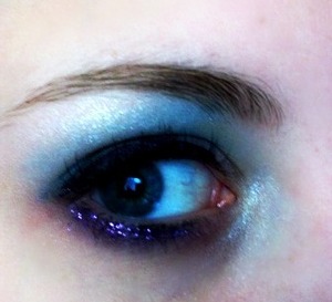 Blues, Greens and purples . inspired by what she wears