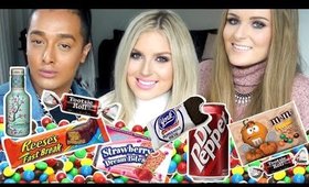 Trying American Candy! ♡ Shaaanxo, Sally Jo & Kris Fox!