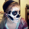 Skull Make-Up - Side View