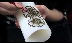 How to do Arabic Henna on a Candle