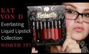 Worth It? Limited Edition: Kat Von D Everlasting Liquid Lipstick Collection