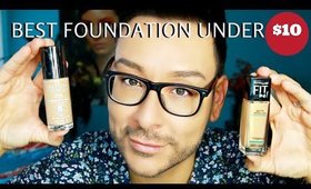 Best Foundation Under $10! Maybelline vs Revlon Foundation - mathias4makeup