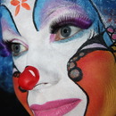 Fun at the clown Make-up Artist
