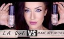 NEW LA Girl Pro Coverage HD vs Make Up Forever HD! Dupe Alert *