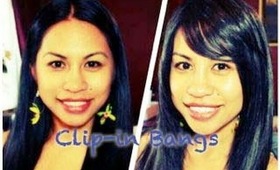 Clip-In Bangs :: Fall Fashion Must Have