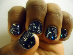 Starry Night Nails