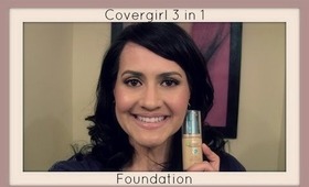 Covergirl Outlast Stay Fabulous 3 in 1 Foundation Demo/Review