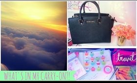 What's in my Carry-On Bag?!- #Wanderlust