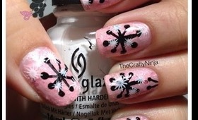 Snowflake Nails by The Crafty Ninja