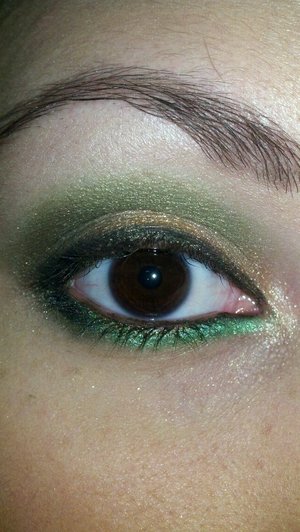 St. Patrick's Day makeup