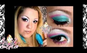 Sprinkles & Cotton Candy Crease Cut Eye Tutorial*Requested/Algodon Con Sprinkles tutorial de ojo