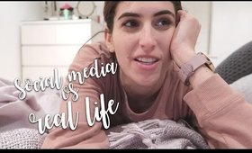 SOCIAL MEDIA vs REAL LIFE | Lily Pebbles Vlog