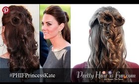 Princess Kate Inspired Half Up Hairstyle | Pretty Hair is Fun & Hair by Lori Collab!!