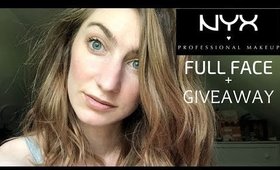 FULL FACE NYX 90's LOOK + REVIEW + GIVEAWAY