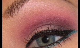 Pink/Purple/Teal Fun Eyeshadow Tutorial