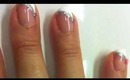 classic diagonal french tip