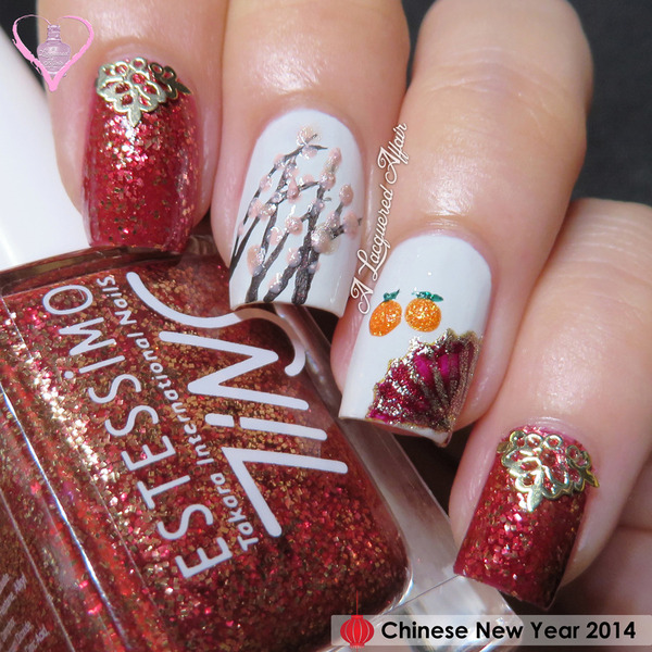 Chinese New Year Inspired Nails | A Lacquered Affair F.'S (Lacqueredaffair)  Photo | Beautylish