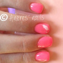 Pink Feather Nails