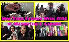 Backstage: Maybelline & Garnier NY Fashion Week 2014 Baja East Show!!