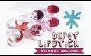 How To Depot Lipstick Without Melting