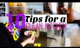 10 TIPS FOR A CLEAN KITCHEN