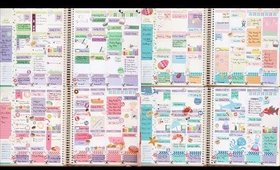 Six Months of Erin Condren Life Planner Layouts!